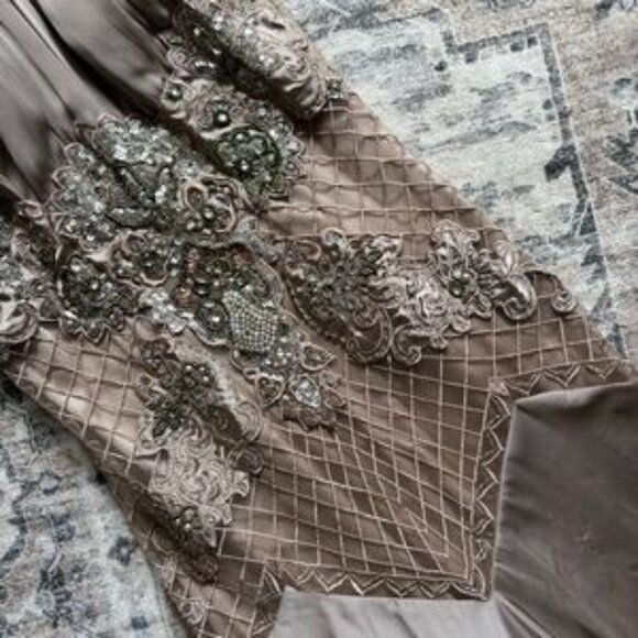 Sue Wong Nocturne vintage Y2K beaded gown size 4 - Picture 13 of 16